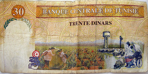 Тунис, 30 динаров