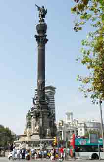Барселона. Памятник Христофору Колумбу